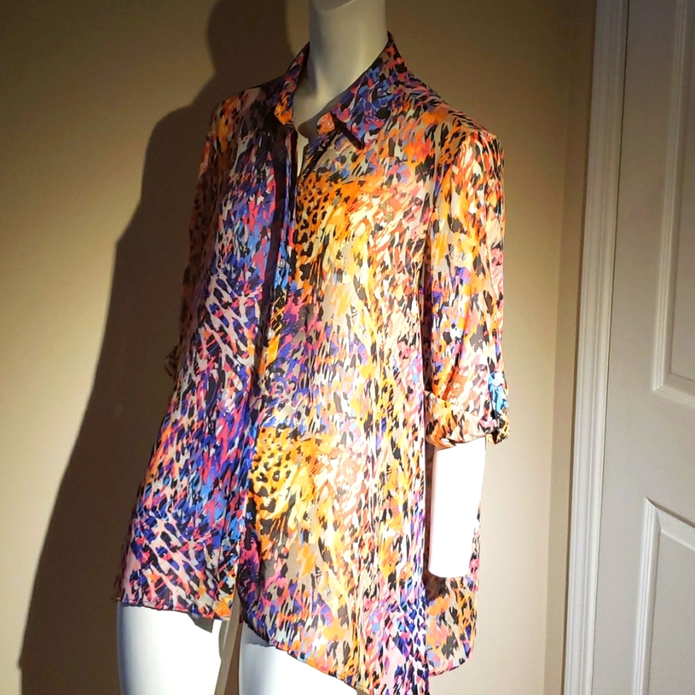 Peck&Peck multicolored long sleeve blouse 👚